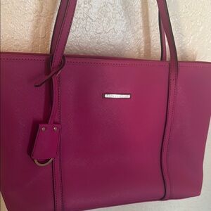 Dana Buchman Pink Faux Leather Tote Bag – Gently Used